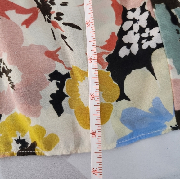 Yumi Kim Floral Long Sleeve Dress, Size Medium - Picture 6 of 6